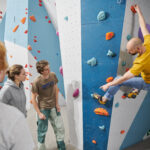 Richtige Fußtechnik wird erklärt im Kletterkurs, Boulderkurs, Bouldern, Privat Trainerstunde, Kombi-Schnuppern